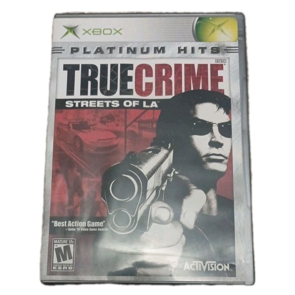 True Crime: Streets Of LA (Microsoft Original XBOX, 2003) Platinum Hits